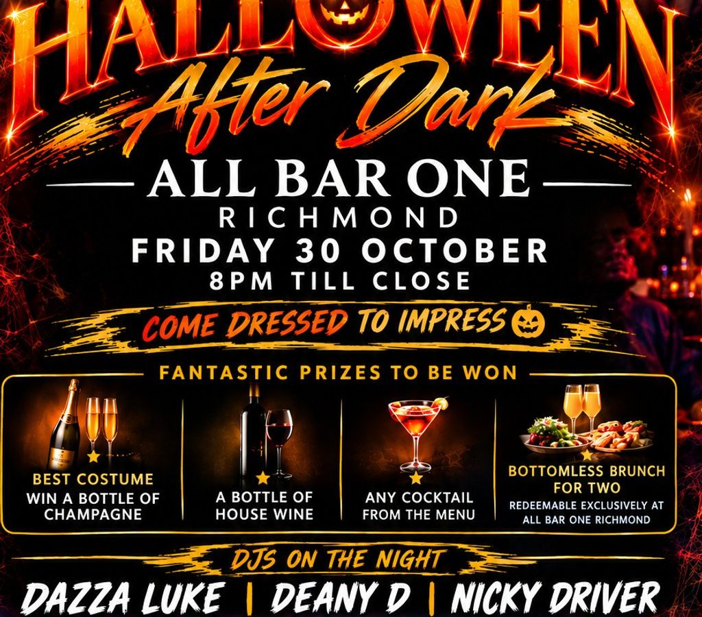 Mischievous- After Dark – Halloween @ All Bar One – Richmond at All Bar One Richmond